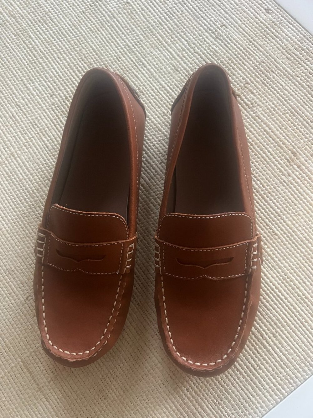 Boys Ralph Lauren Polo Leather Driving Moccasin